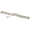 Stainless Steel Wrist Watch Band Bracelet Deployment Buckle & 2 Spring Bars 22mm